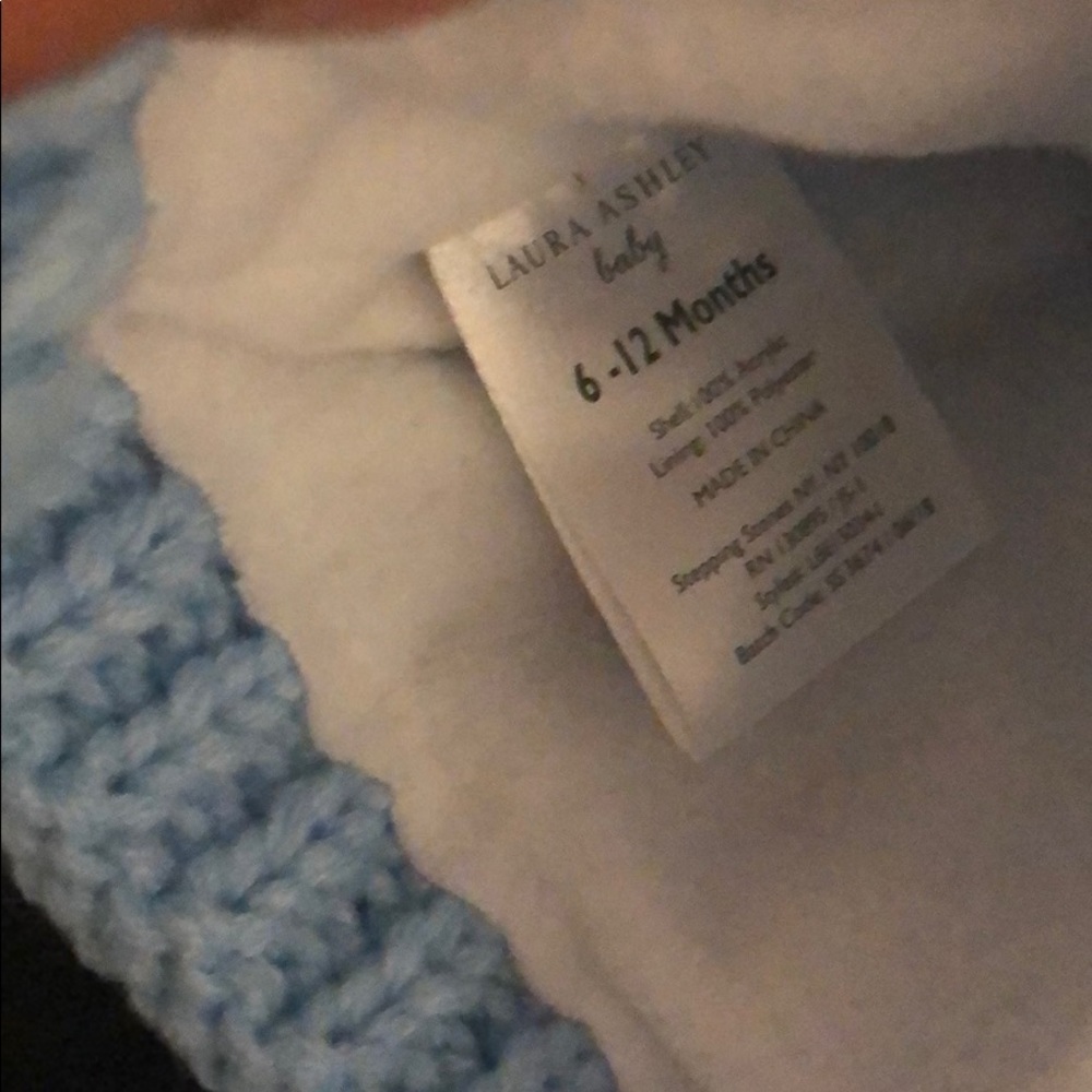 New Cute Laura Ashley baby Hat & Mittens Set (G1) - Picture 2 of 3
